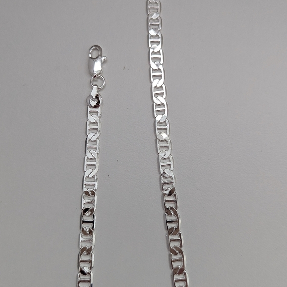 .925 Sterling Silver Necklace and Bracelet Set - Picture 1 of 4